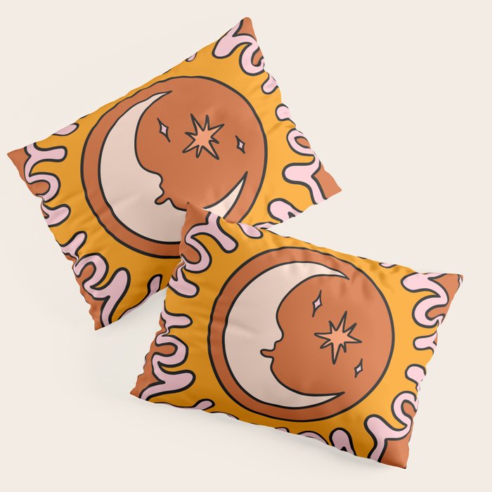 Moon Sun And Stars Pillow Sham Gallery Image 1