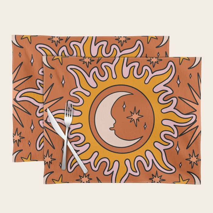 Moon Sun And Stars Placemat Gallery Image 1