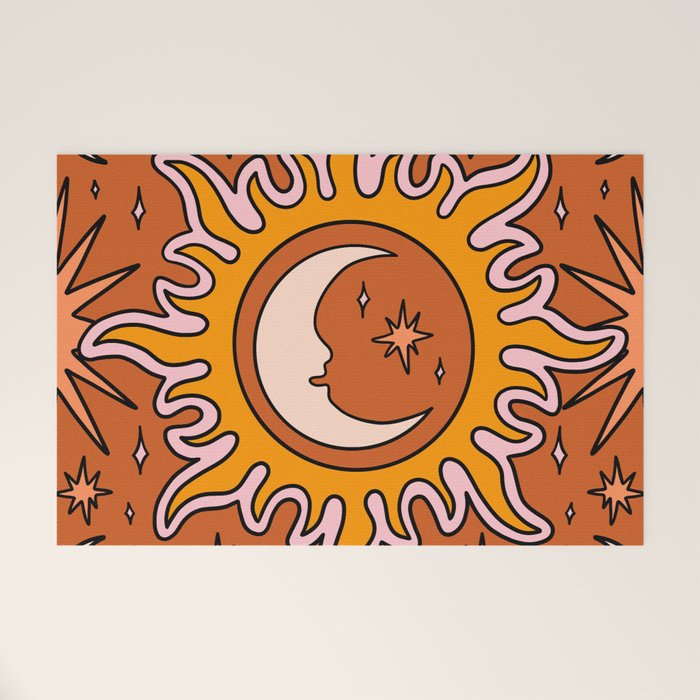 Moon Sun And Stars Welcome Mat Gallery Image 1