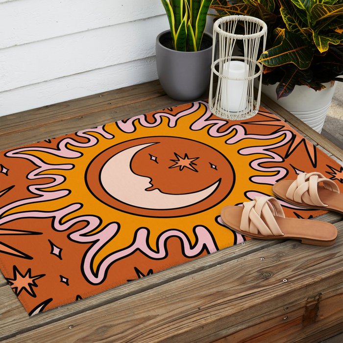 Moon Sun And Stars Outdoor Rug Gallery Image 2