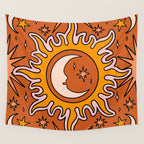 Moon Sun And Stars Wall Tapestry Gallery Image 4