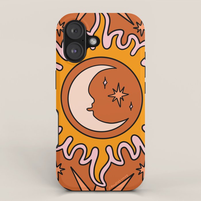 Moon Sun And Stars iPhone Case Gallery Image 1