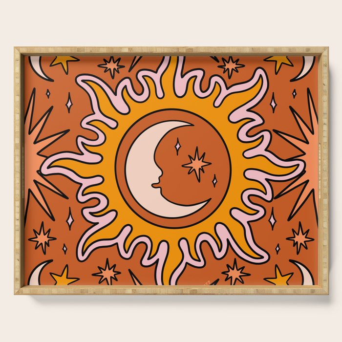 Moon Sun And Stars Serving Tray Gallery Image 1