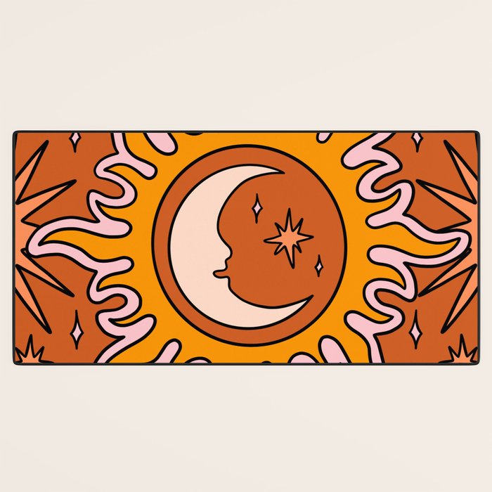 Moon Sun And Stars Desk Mat Gallery Image 3