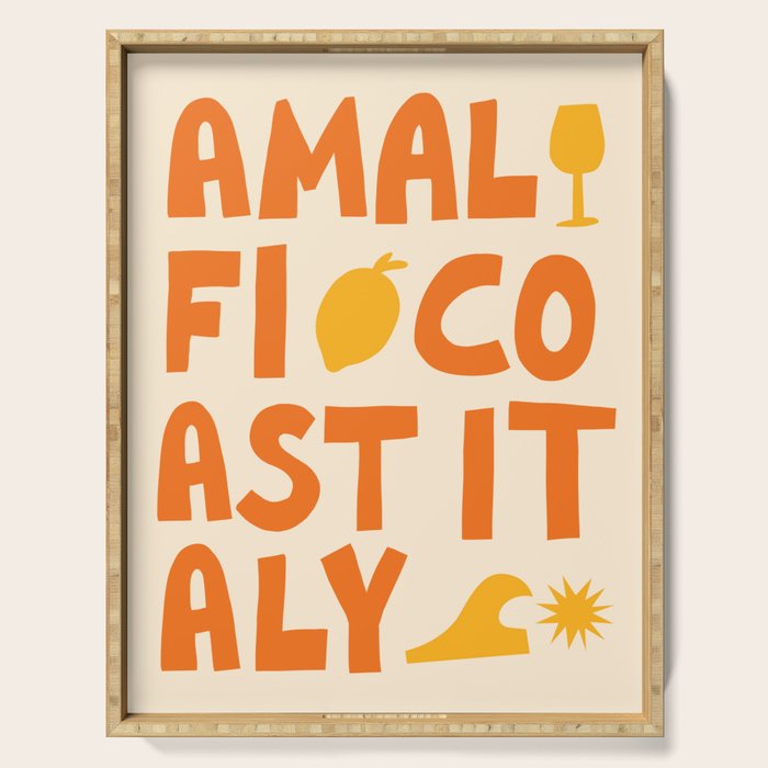 Amalfi Coast, Italy: Going Places Serving Tray Gallery Image 1