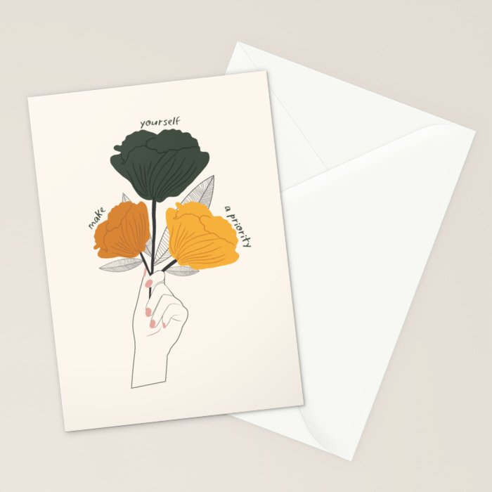 Make Yourself a Priority Stationery Card Gallery Image 2