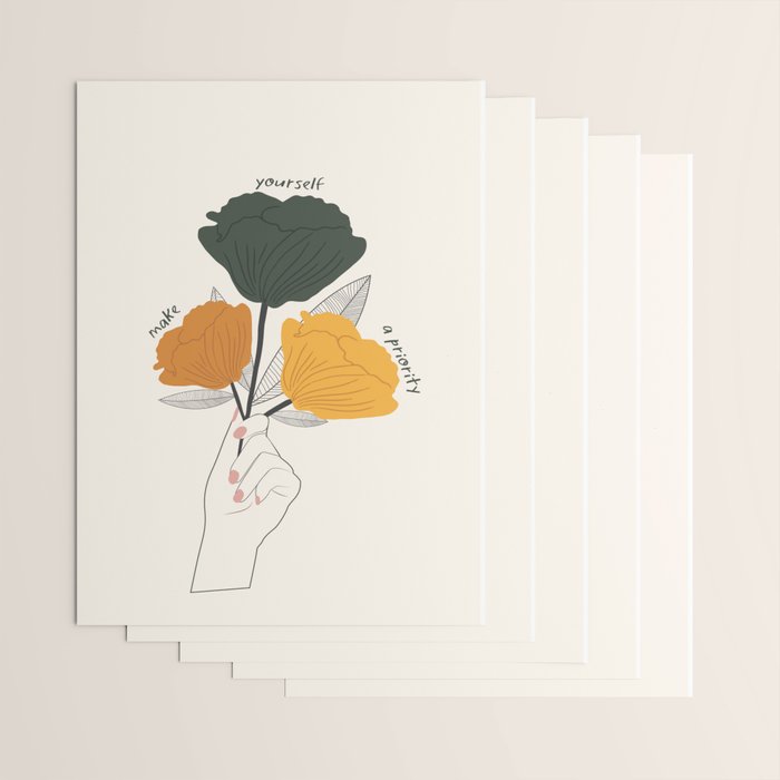 Make Yourself a Priority Wrapping Paper Gallery Image 3