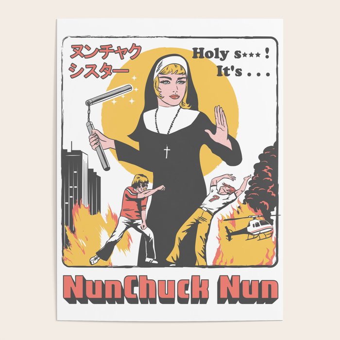 Nunchuck Nun Poster Gallery Image 1