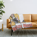 Nunchuck Nun Throw Blanket Gallery Image 1