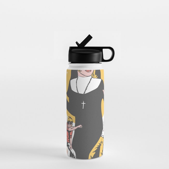 Nunchuck Nun Water Bottle Gallery Image 1