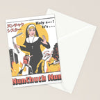 Nunchuck Nun Stationery Card Gallery Image 2