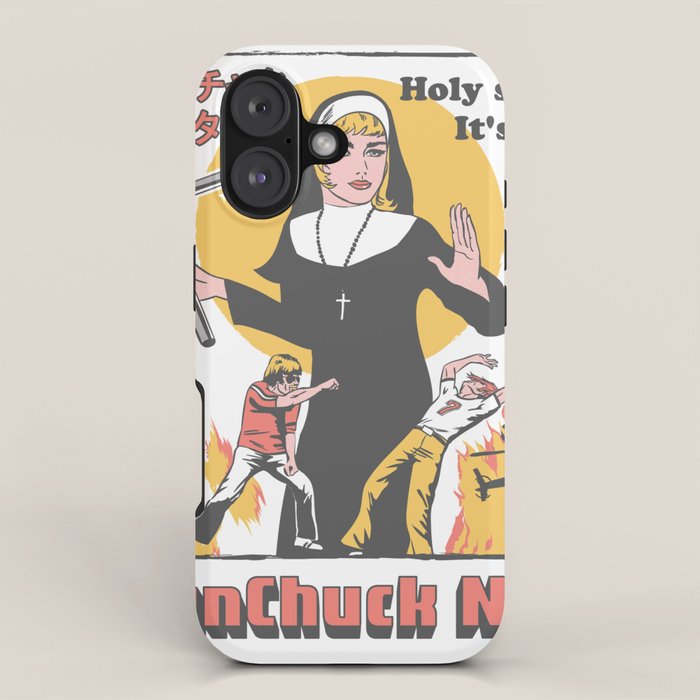 Nunchuck Nun iPhone Case Gallery Image 1