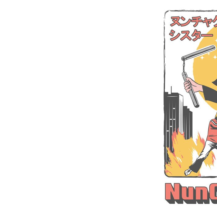 Nunchuck Nun Coffee Mug Gallery Image 2