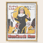 Nunchuck Nun Serving Tray Gallery Image 1