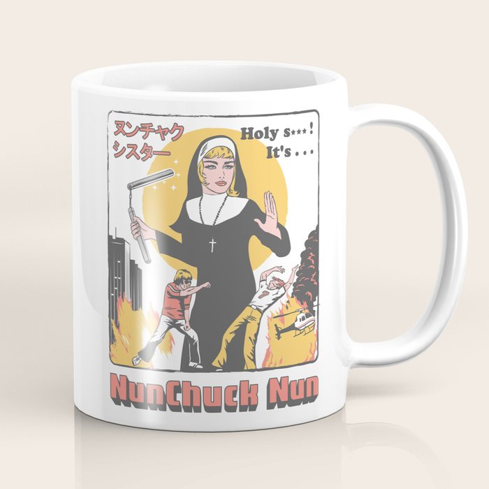Nunchuck Nun Coffee Mug Gallery Image 1