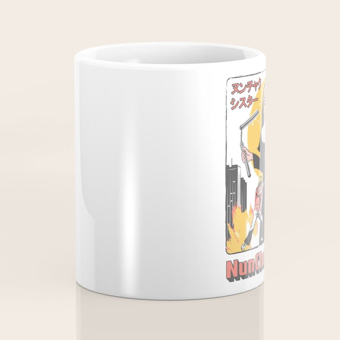 Nunchuck Nun Coffee Mug Gallery Image 4