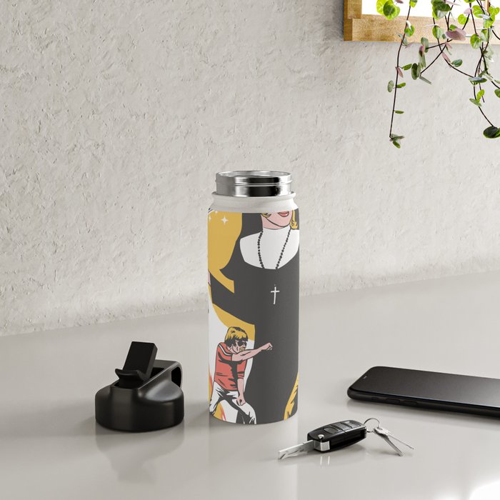 Nunchuck Nun Water Bottle Gallery Image 4