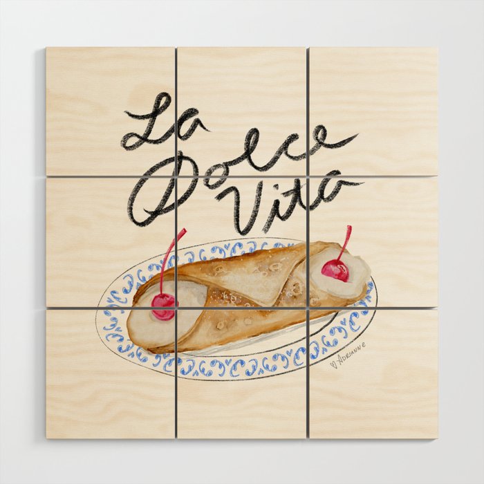 La Dolce Vita Wood Wall Art Gallery Image 1
