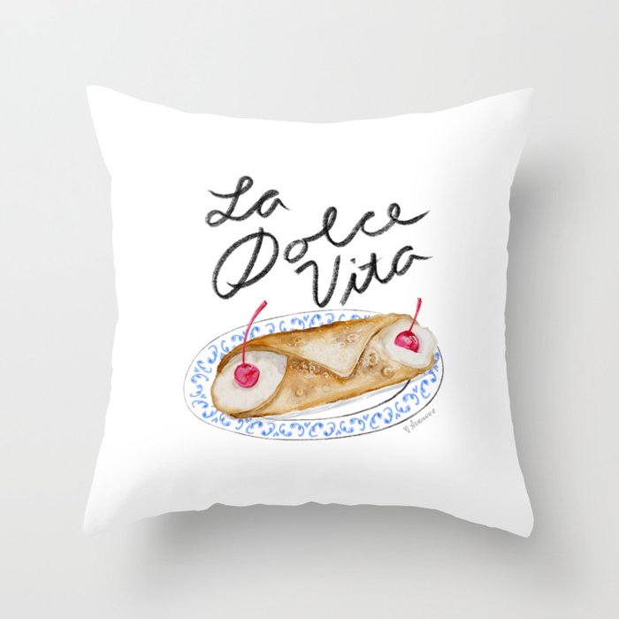 La Dolce Vita Throw Pillow Gallery Image 1