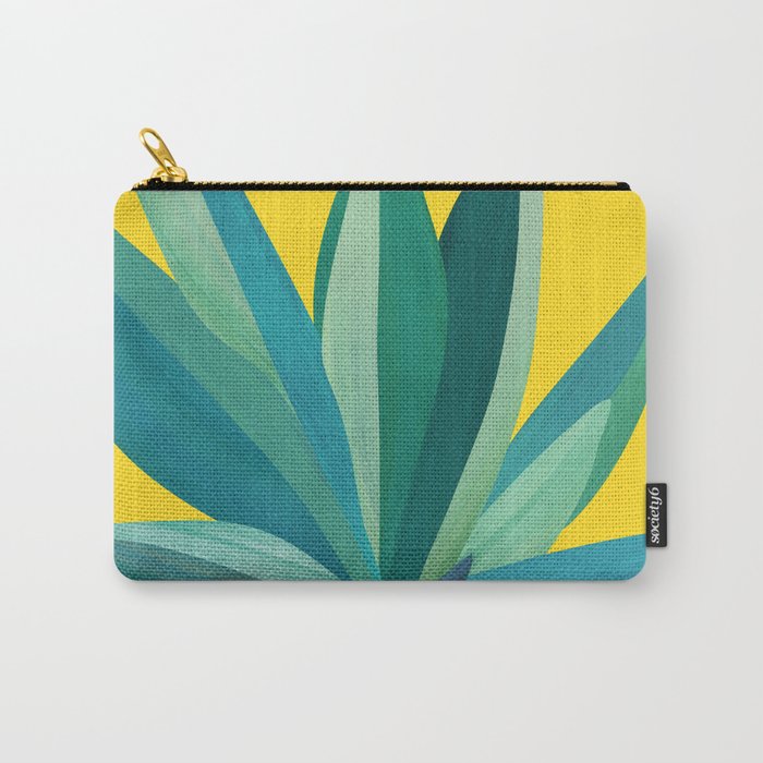 Spring Cactus Pop Botanical Carry All Pouch Gallery Image 1