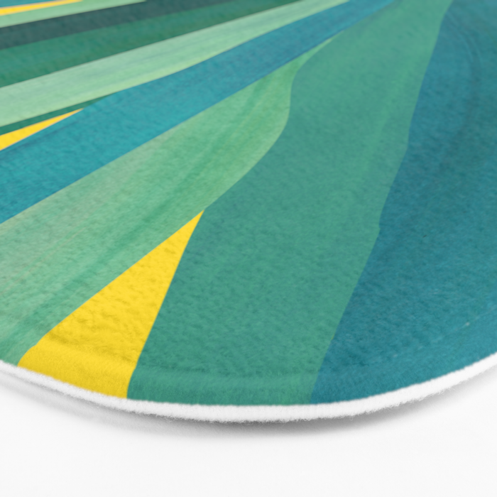 Spring Cactus Pop Botanical Bath Mat Gallery Image 3