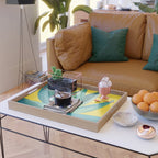 Spring Cactus Pop Botanical Serving Tray Gallery Image 2