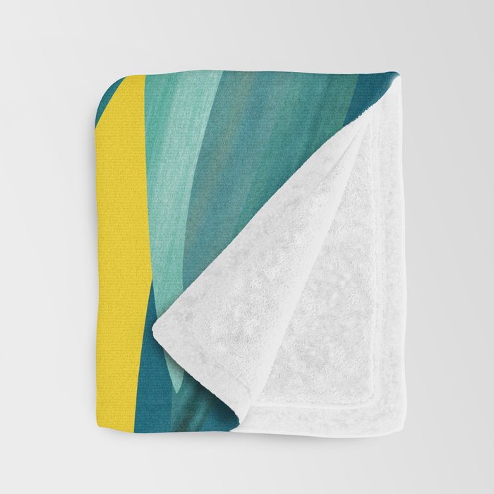 Spring Cactus Pop Botanical Throw Blanket Gallery Image 3