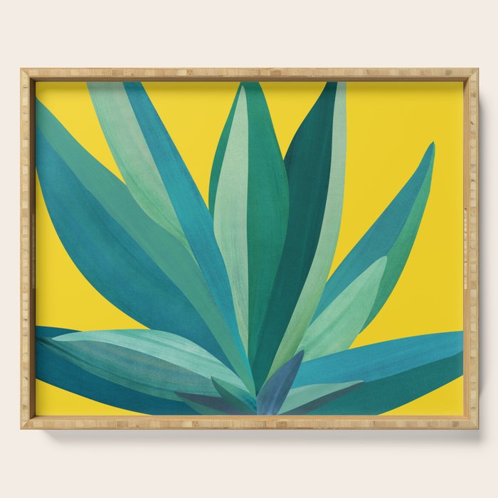Spring Cactus Pop Botanical Serving Tray Gallery Image 1