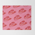 Red Stetson Throw Blanket Gallery Image 2