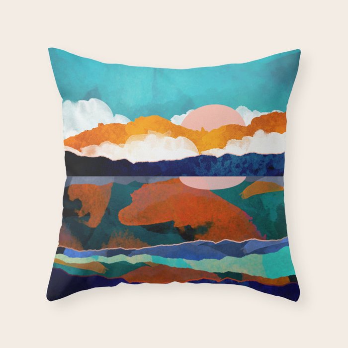 Fallscape Throw Pillow Gallery Image 6