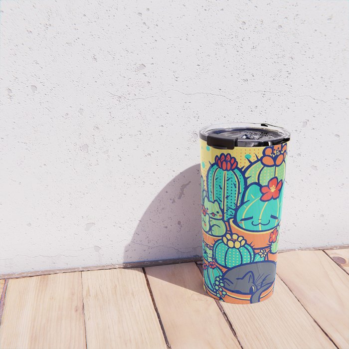 Catcus Patch Travel Mug Gallery Image 4