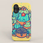 Catcus Patch iPhone Case Gallery Image 1
