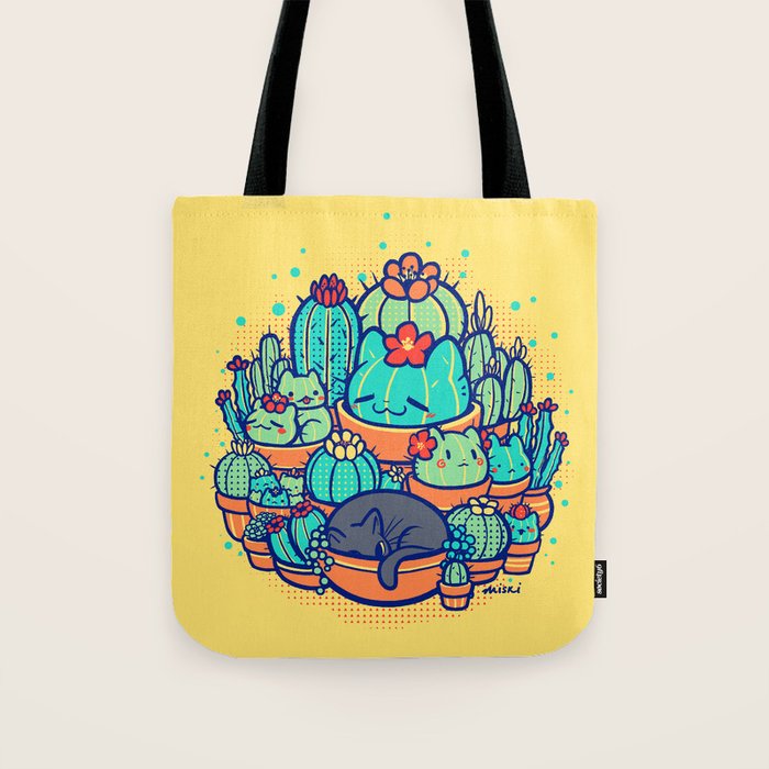 Catcus Patch Tote Bag Gallery Image 1