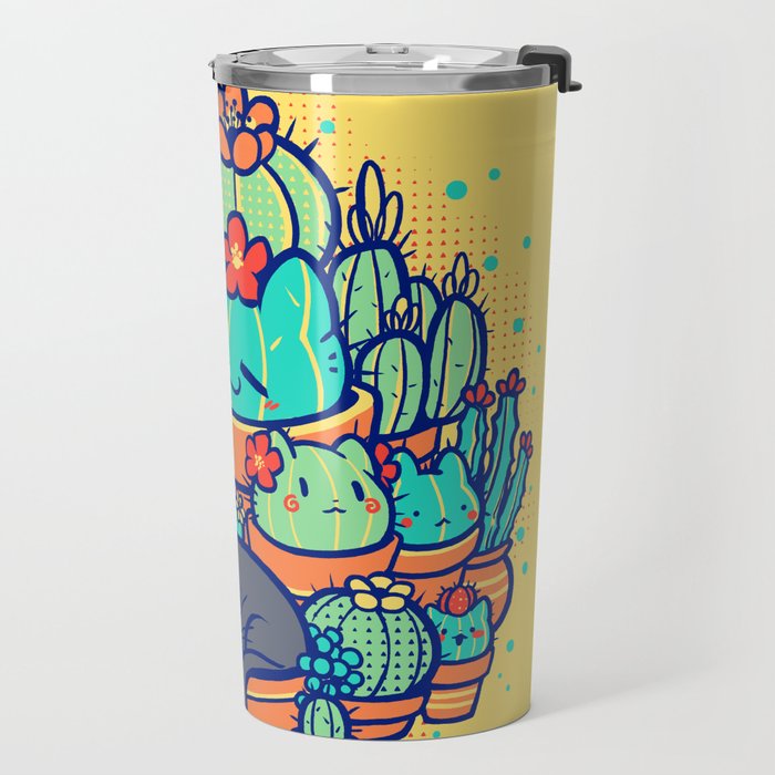 Catcus Patch Travel Mug Gallery Image 2