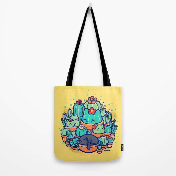 Catcus Patch Tote Bag Gallery Image 2