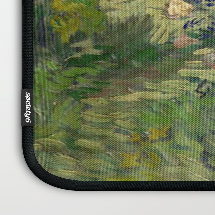 Vincent Van Gogh,Blooming Rose Bush Laptop Sleeve Gallery Image 3