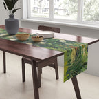 Vincent Van Gogh,Blooming Rose Bush Table Runner Gallery Image 2