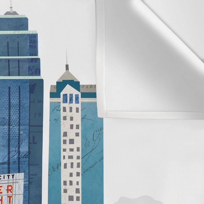 Kansas City Skyline Wall Tapestry Gallery Image 3