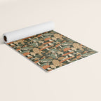 Mushroom Garden Winter Night Yoga Mat Gallery Image 2
