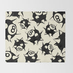 The Spiked 8 Ball Throw Blanket Gallery Image 2