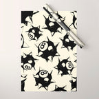 The Spiked 8 Ball Wrapping Paper Gallery Image 1