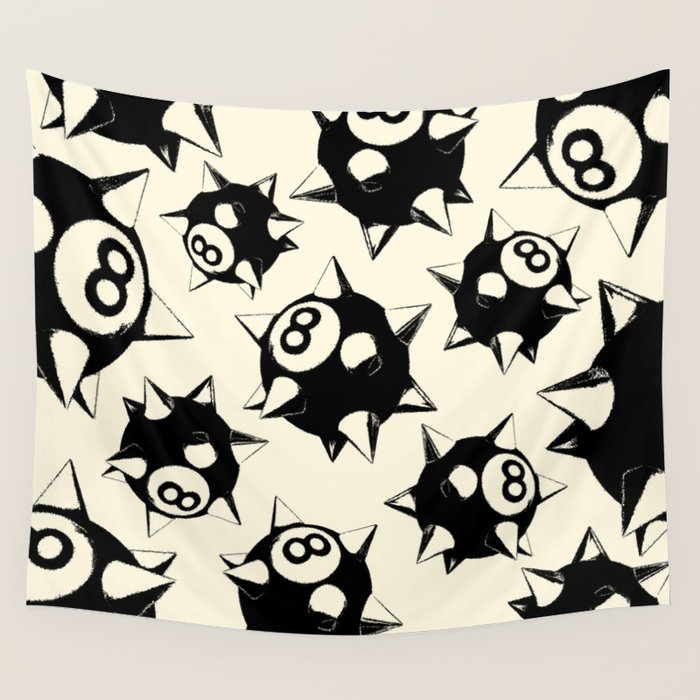 The Spiked 8 Ball Wall Tapestry Gallery Image 4