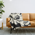 The Spiked 8 Ball Throw Blanket Gallery Image 1