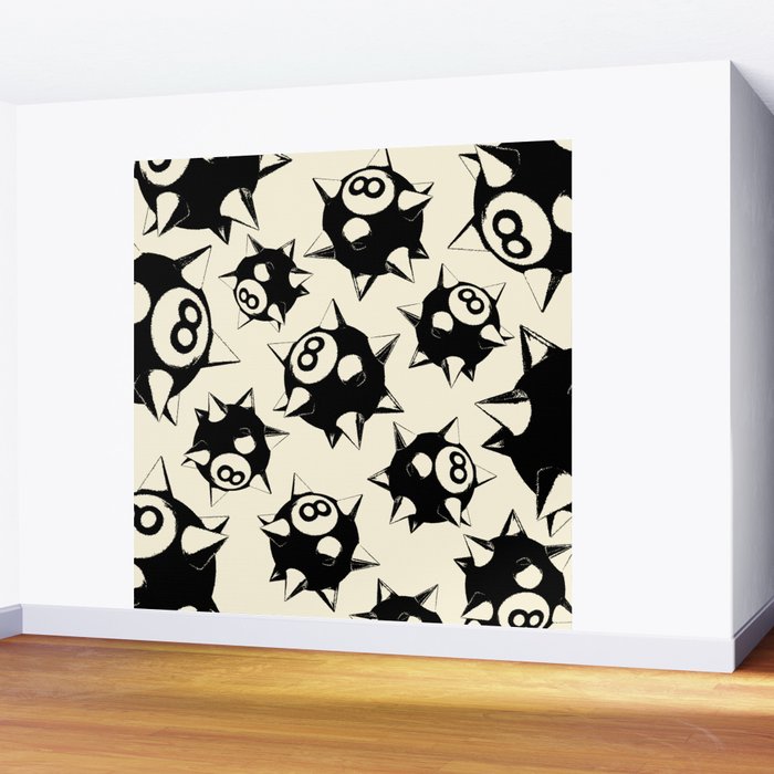 The Spiked 8 Ball Wall Mural Gallery Image 2