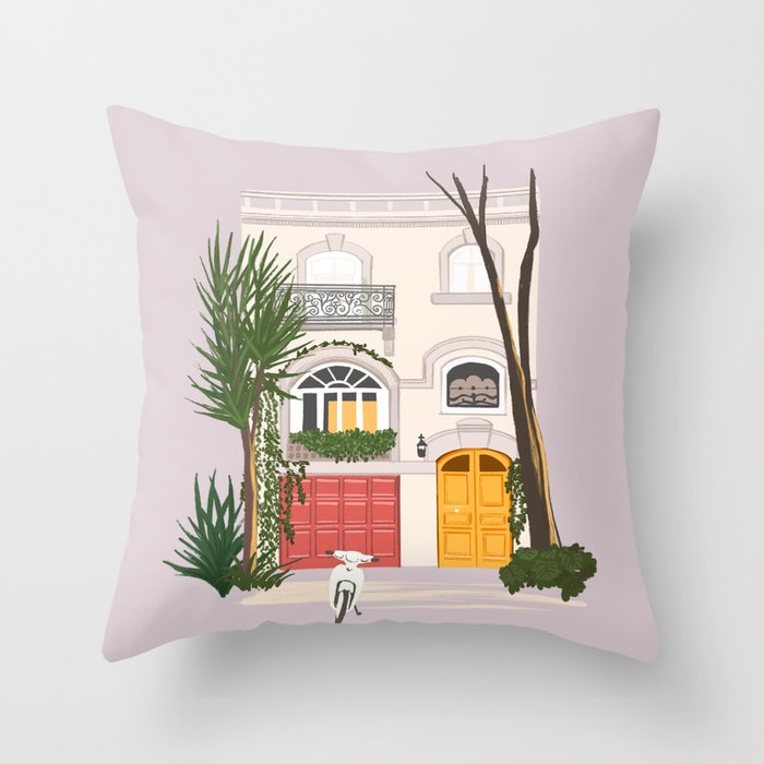 Mexico City Afternoon (2022 version) Throw Pillow Gallery Image 6