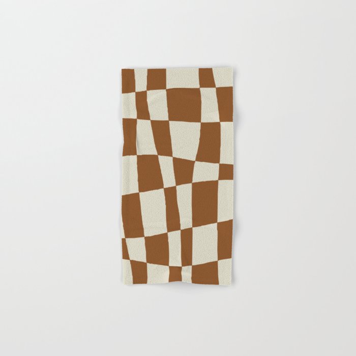 Minimal Checkerboard Bath Towel Gallery Image 1