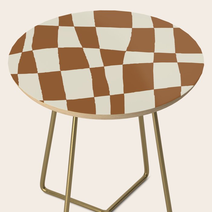 Minimal Checkerboard Side Table Gallery Image 2