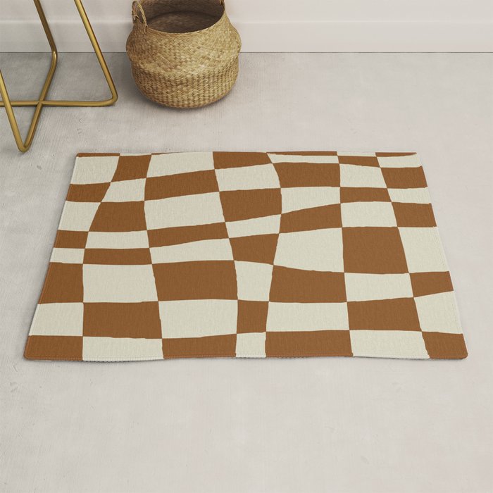 Minimal Checkerboard Rug Gallery Image 1