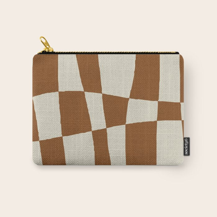 Minimal Checkerboard Carry All Pouch Gallery Image 1