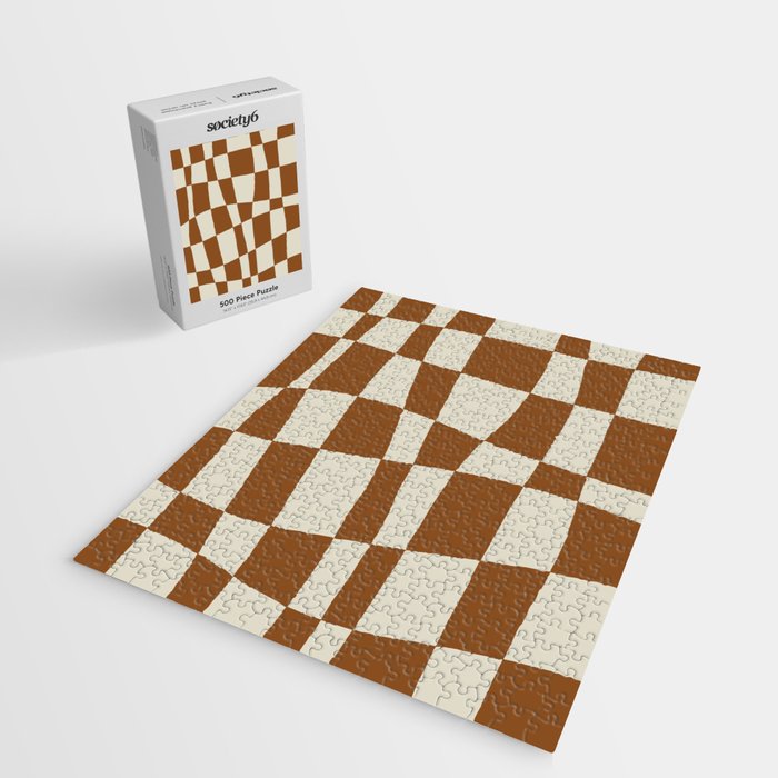 Minimal Checkerboard Jigsaw Puzzle Gallery Image 2